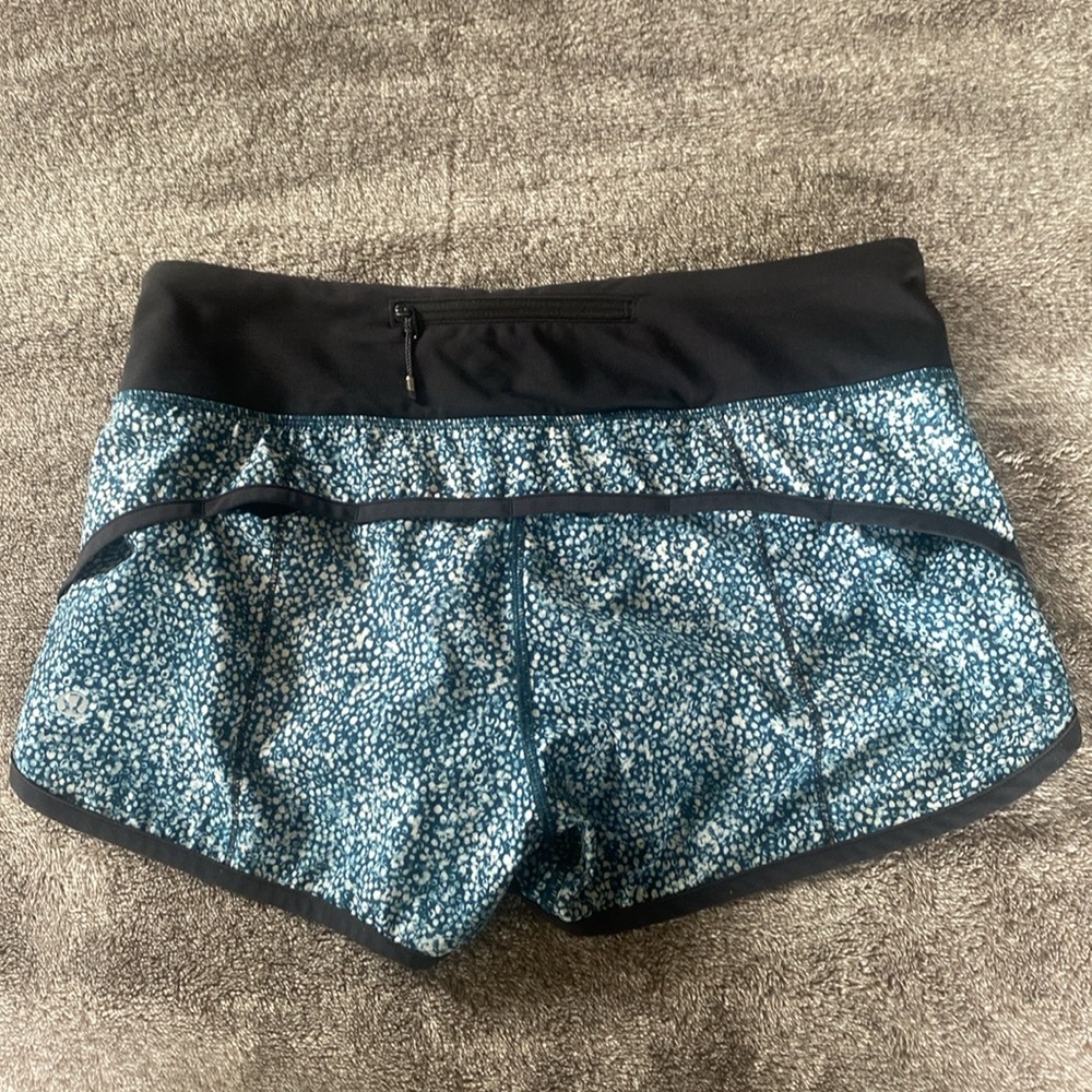 4 - Lululemon teal Speed shorts